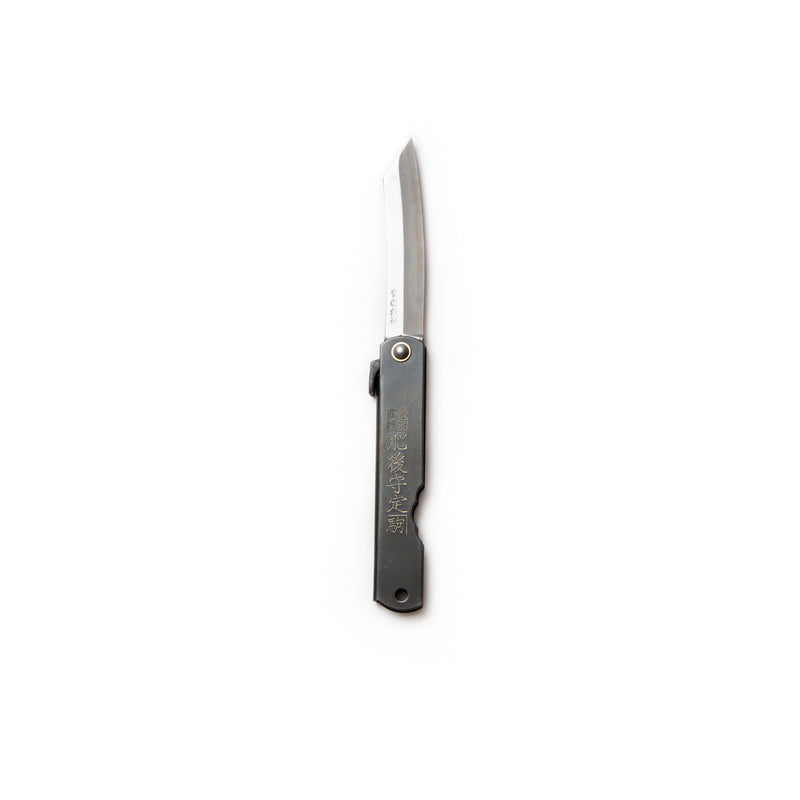 Higonokami Folding Knife - Aogami, Black-Folding Knife-Nagao Kanekoma Knife-JINEN