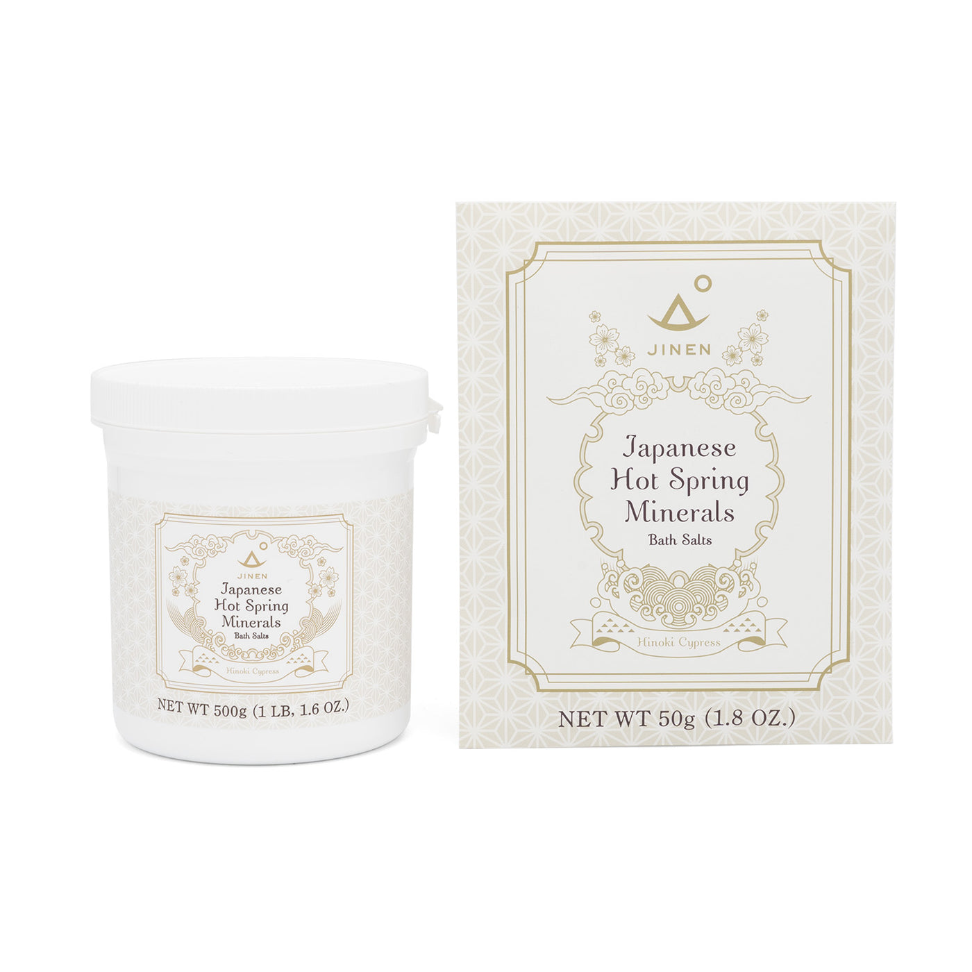 Jinen - Japanese Hot Spring Minerals Bath Salts, Hinoki