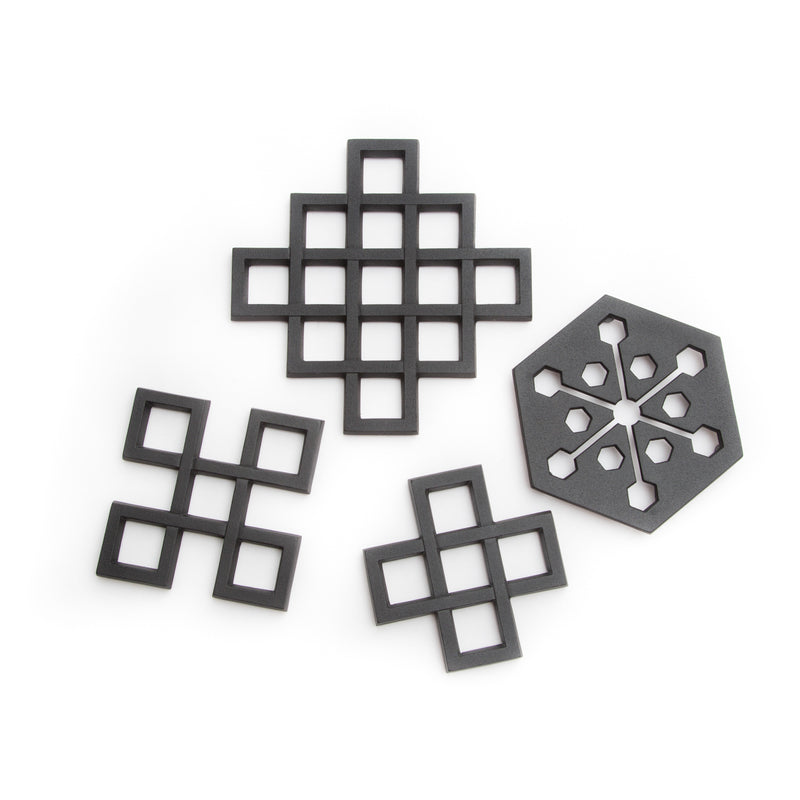 Cast Iron Trivet - Hexagon, 6.25"-Trivet-Kamasada-JINEN