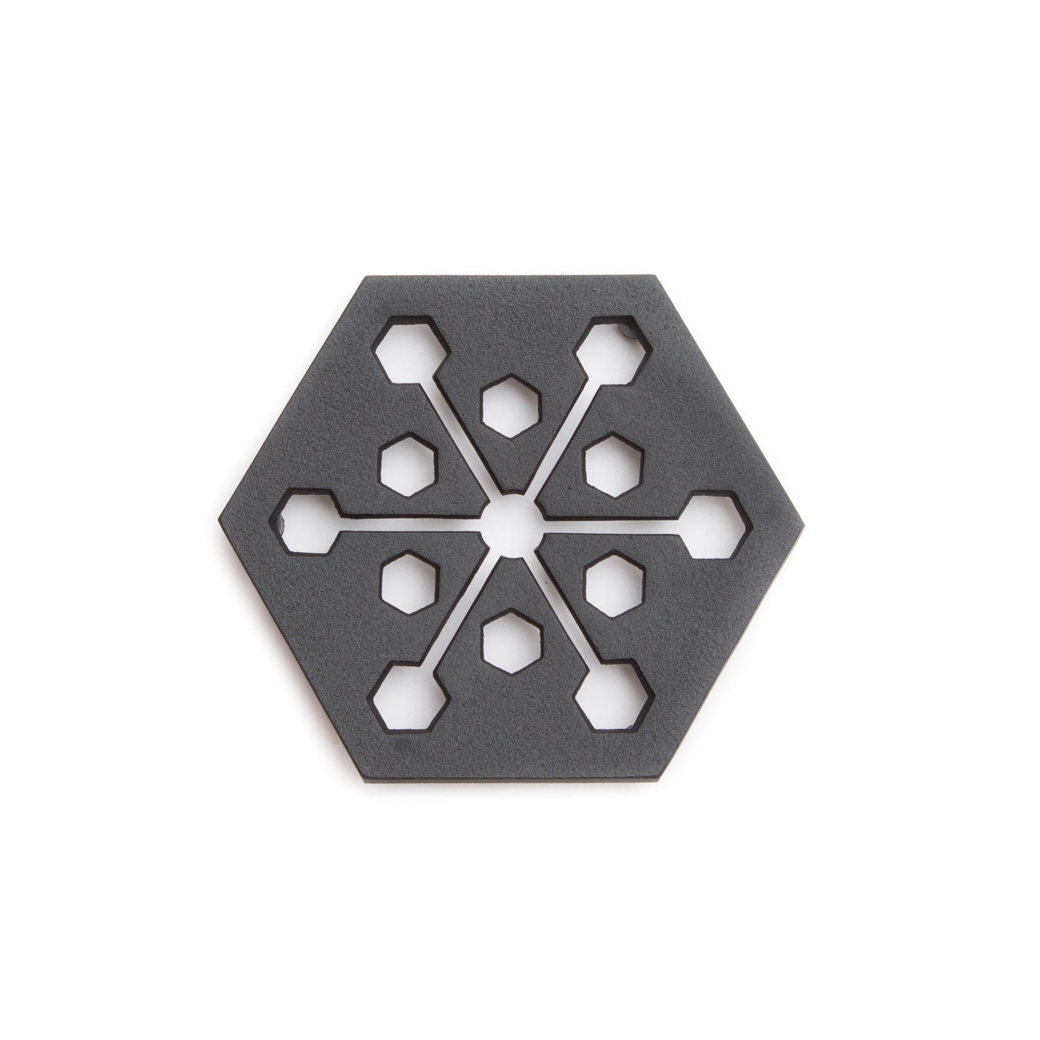 Cast Iron Trivet - Hexagon, 6.25