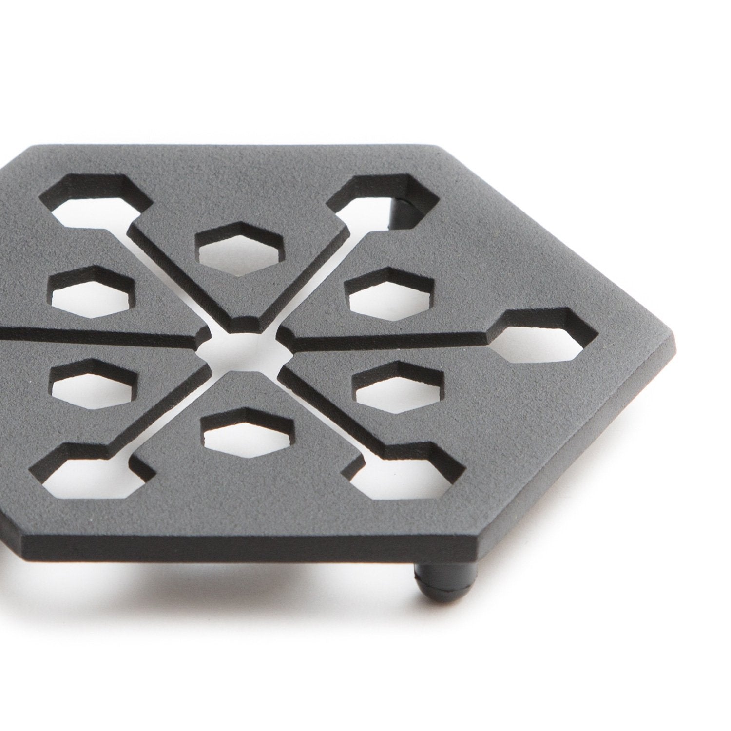 Cast Iron Trivet - Hexagon, 6.25