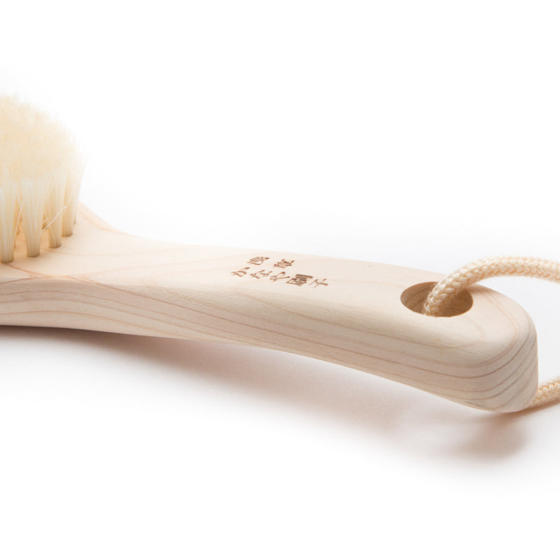 Hog Hair Body Brush - Medium Firm, 9"-Body Brush-Kanaya Brush-JINEN