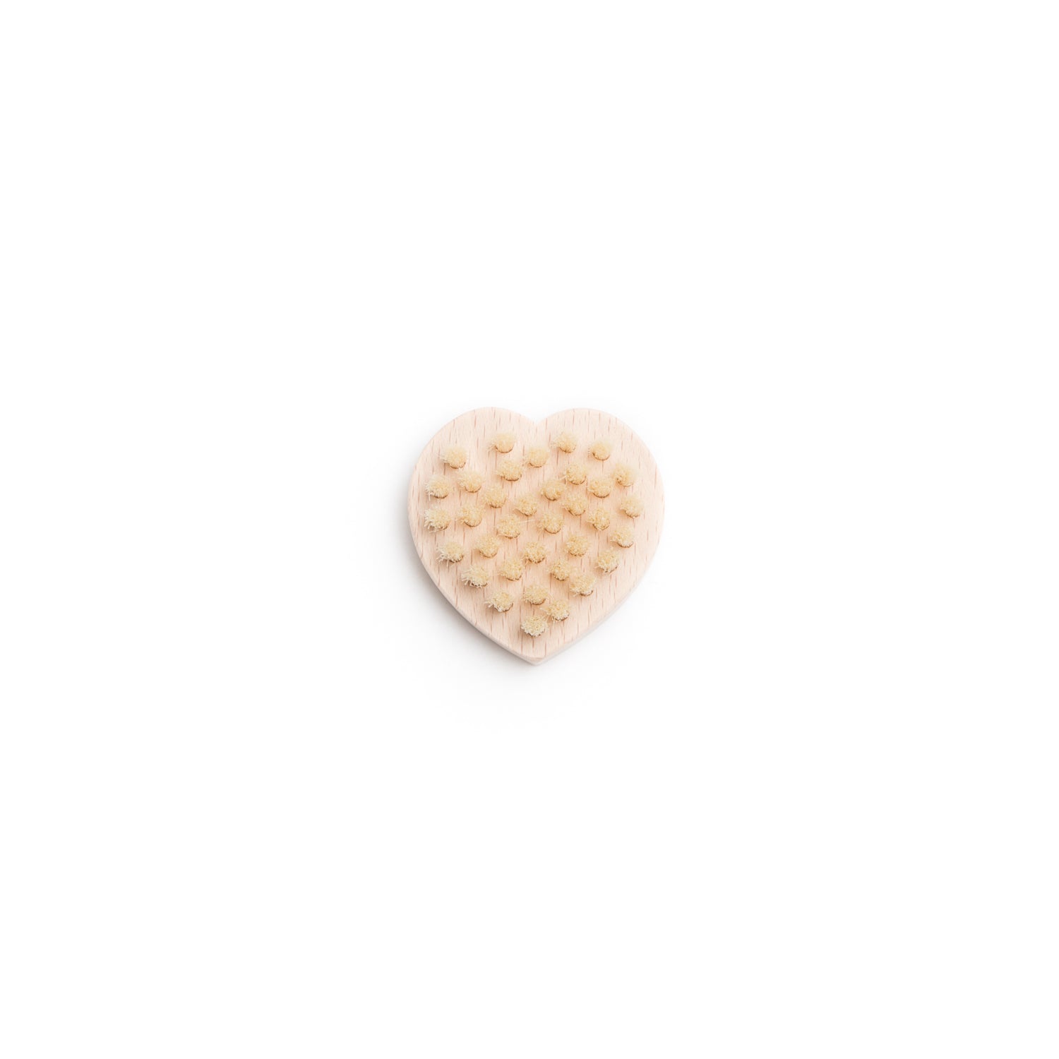 Heart Shaped Hog Hair Nail Brush-Nail Brush-Kanaya Brush-JINEN