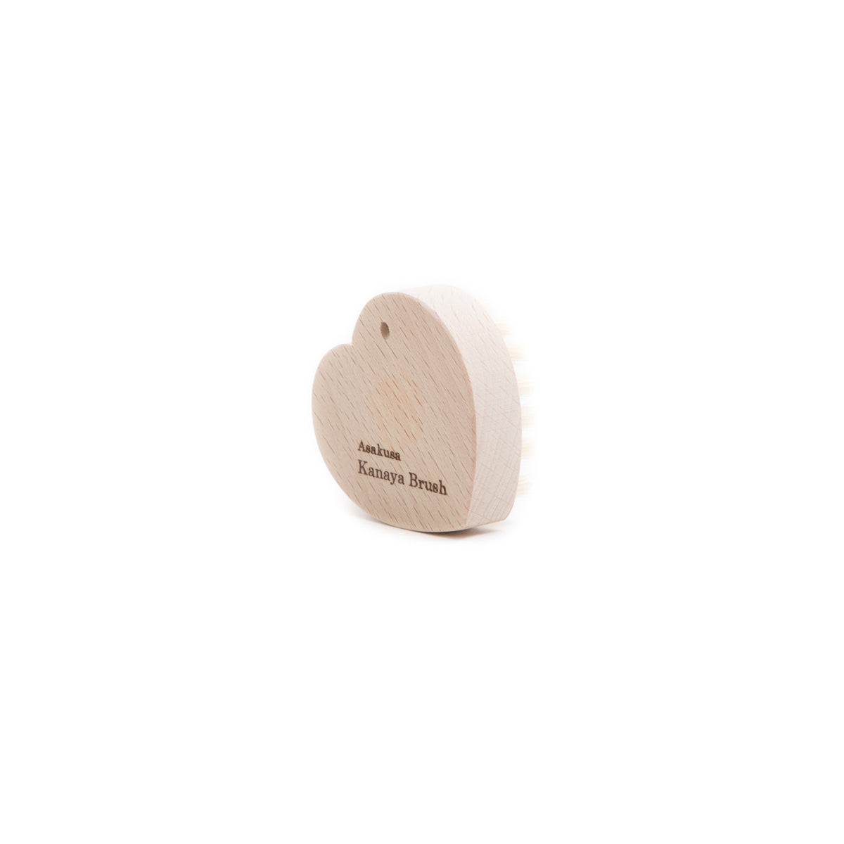 Heart Shaped Hog Hair Nail Brush-Nail Brush-Kanaya Brush-JINEN