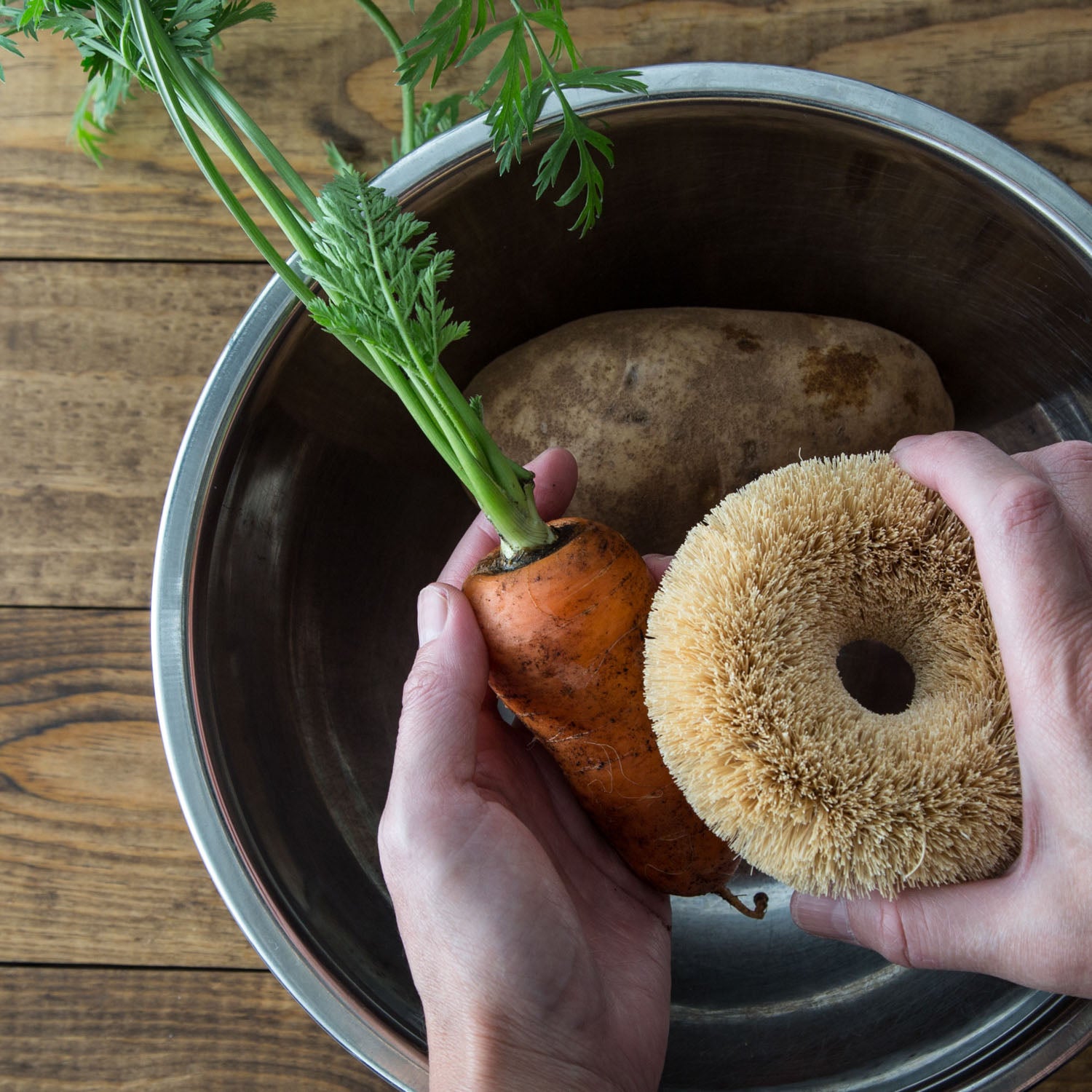 Cleaning Brush - White Palm