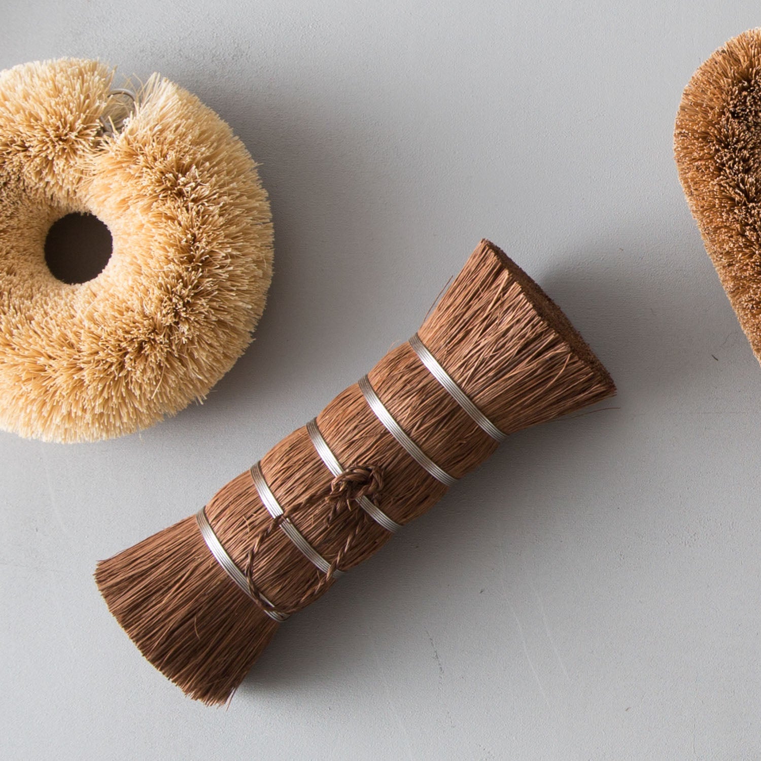 Palm Fiber Cleaning Brush