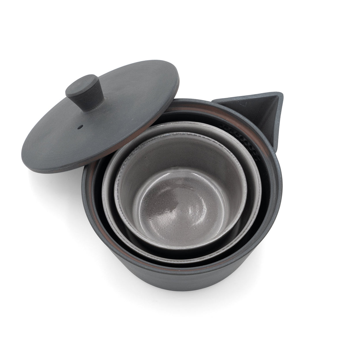 Ireko Chaki - Teapot & Cup Set