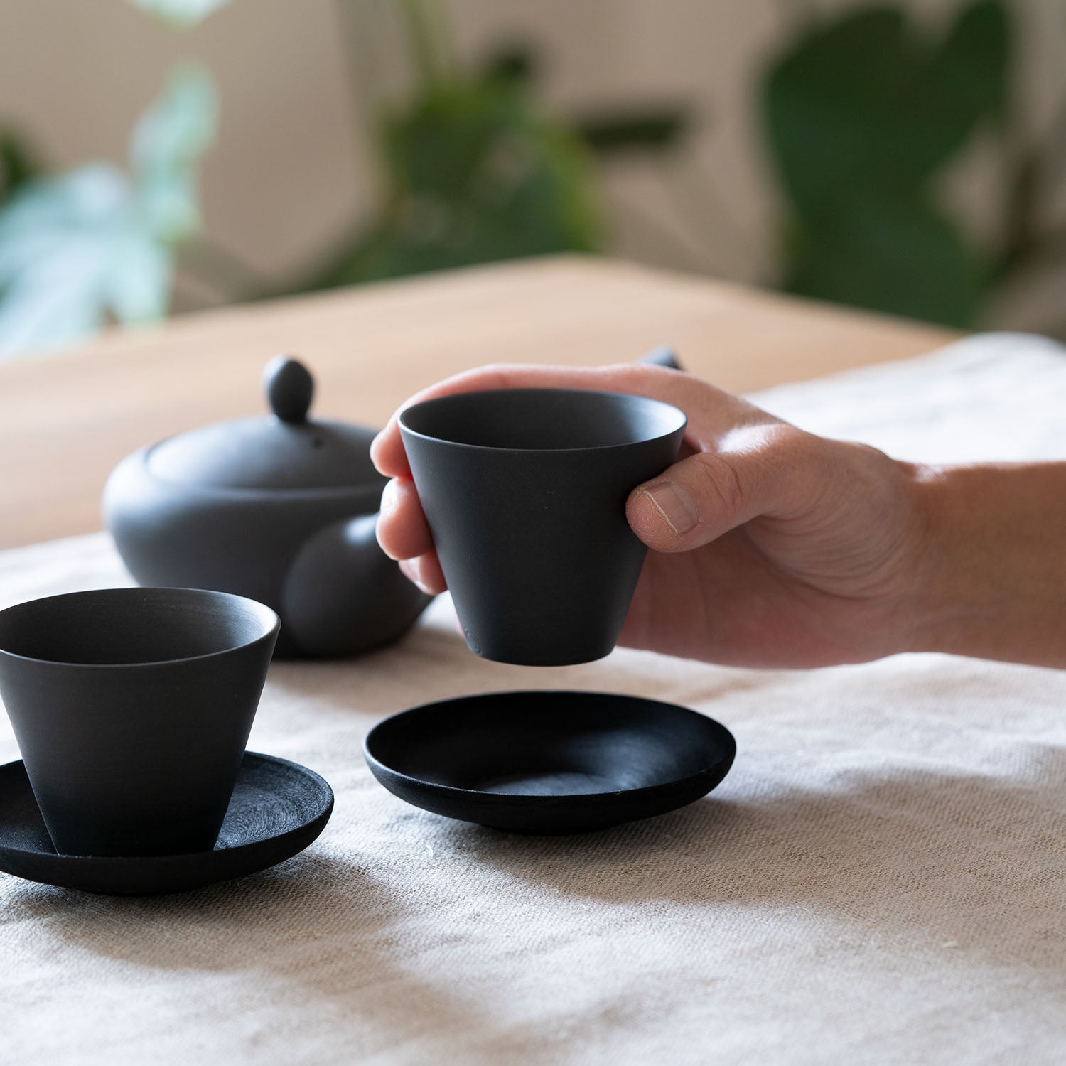 Tea Cup Small - Cone, Matte