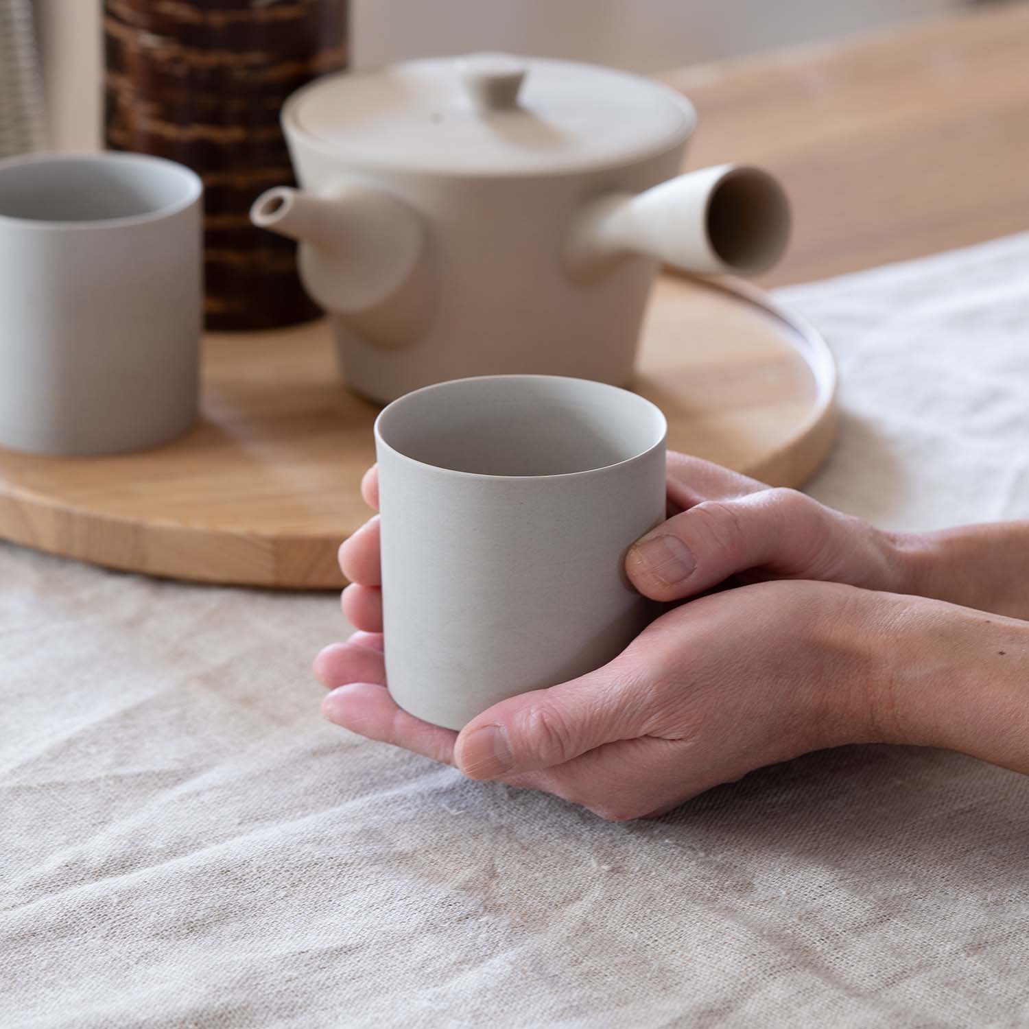 Tea Cup - Cylinder, Matte