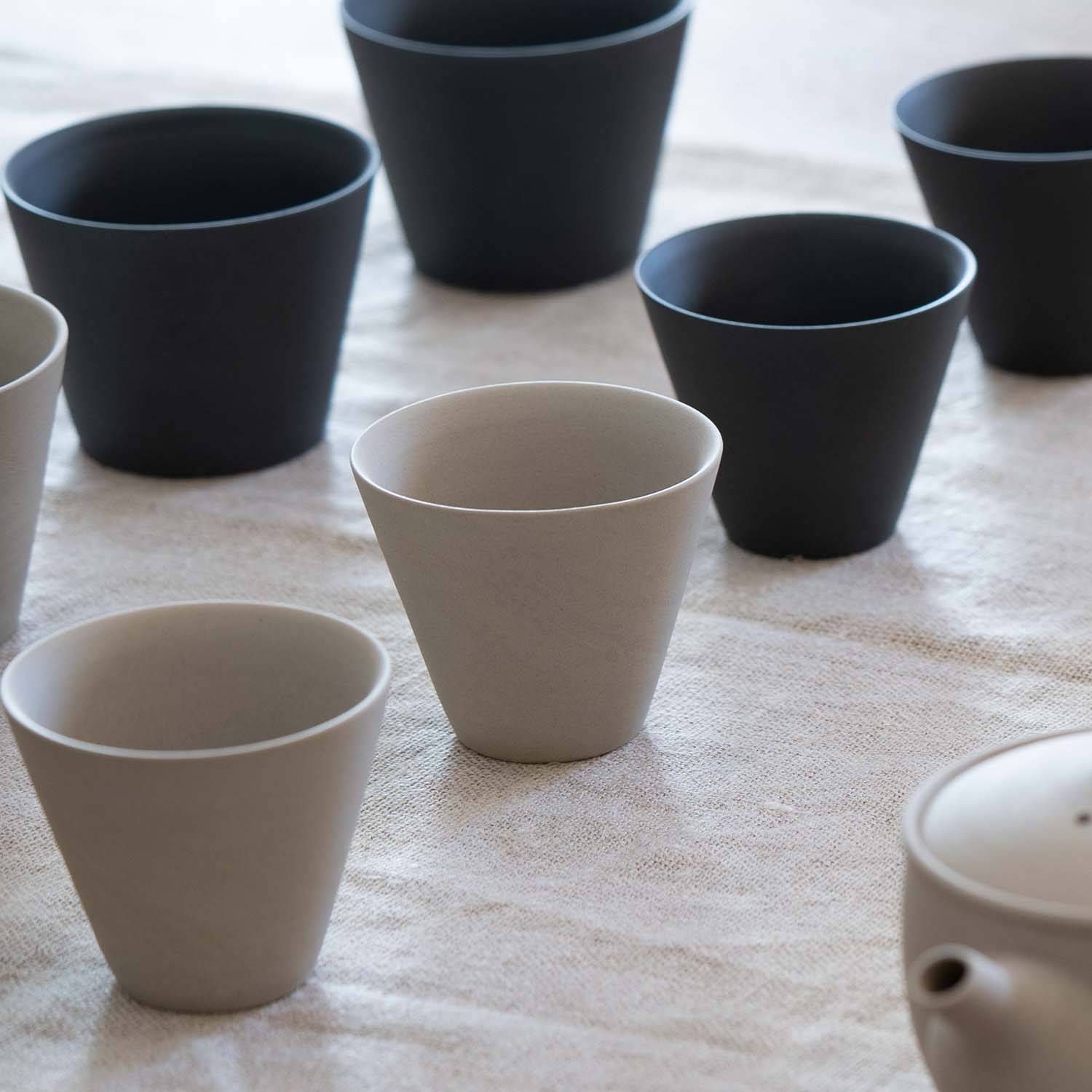 Tea Cup Small - Cone, Matte