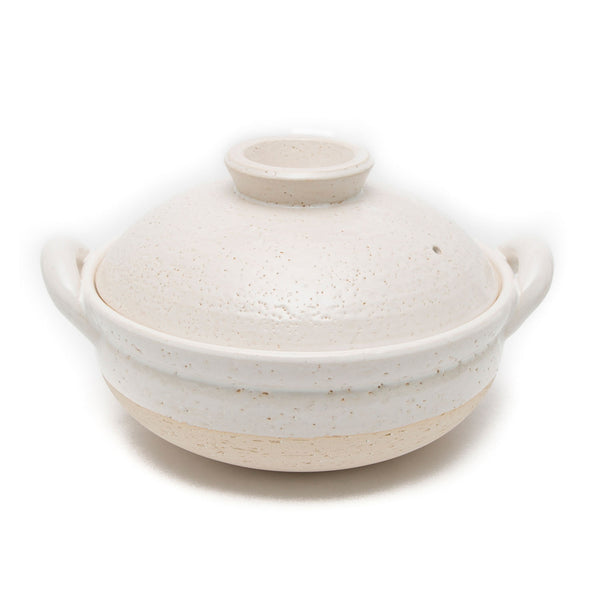 Mushi Nabe, Donabe Steamer - White, Large
