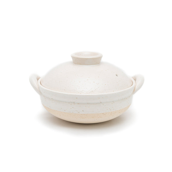 Mushi Nabe, Donabe Steamer - White, Medium