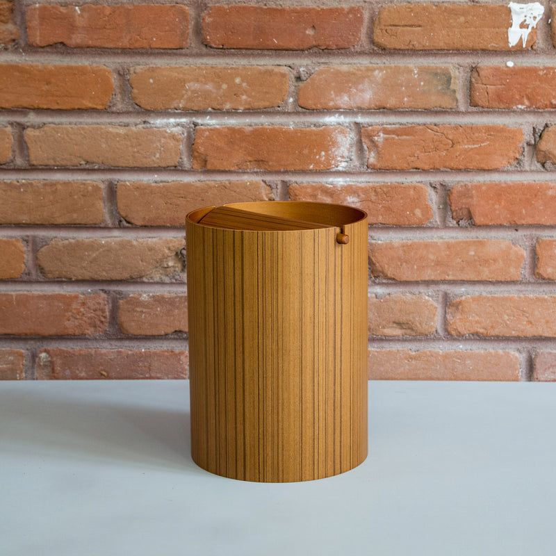 Waste Basket With Lid - Small-Waste Basket-Saito Wood-Ayous-JINEN