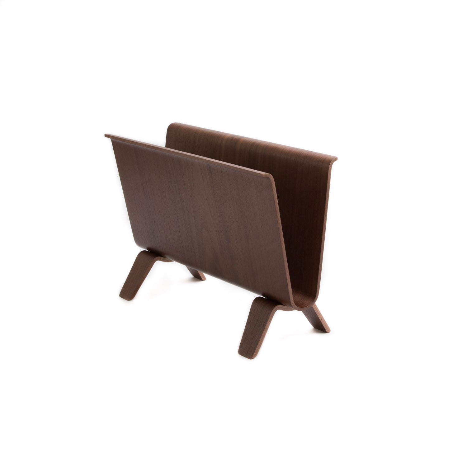 Magazine Rack-Magazine Rack-Saito Wood-Walnut-JINEN