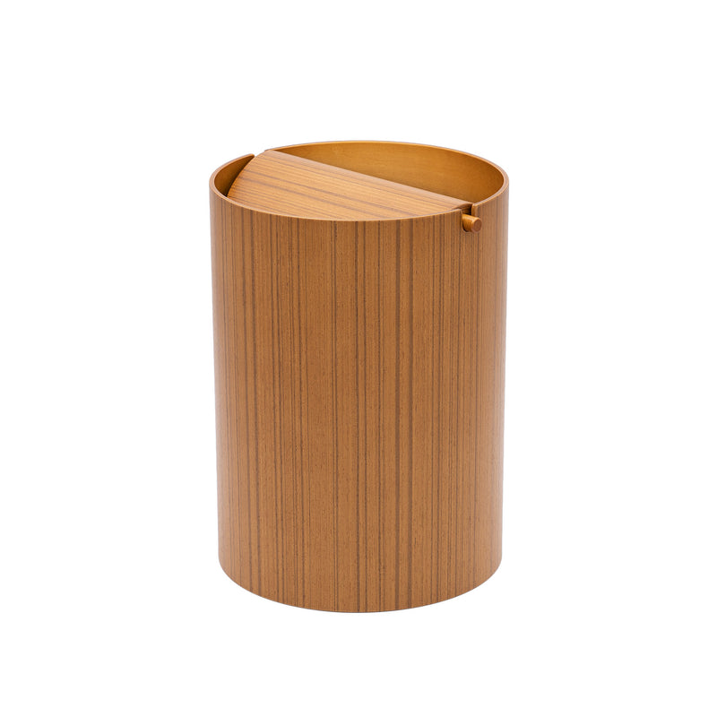 Wood Wastebasket, Kitchen Organizer Storage, Trash Can Oak Wood