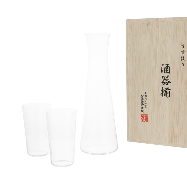 https://jinenstore.com/cdn/shop/products/shotoku_glass_usuhari_sake_carafe_set-2_600x.jpg?v=1686002581