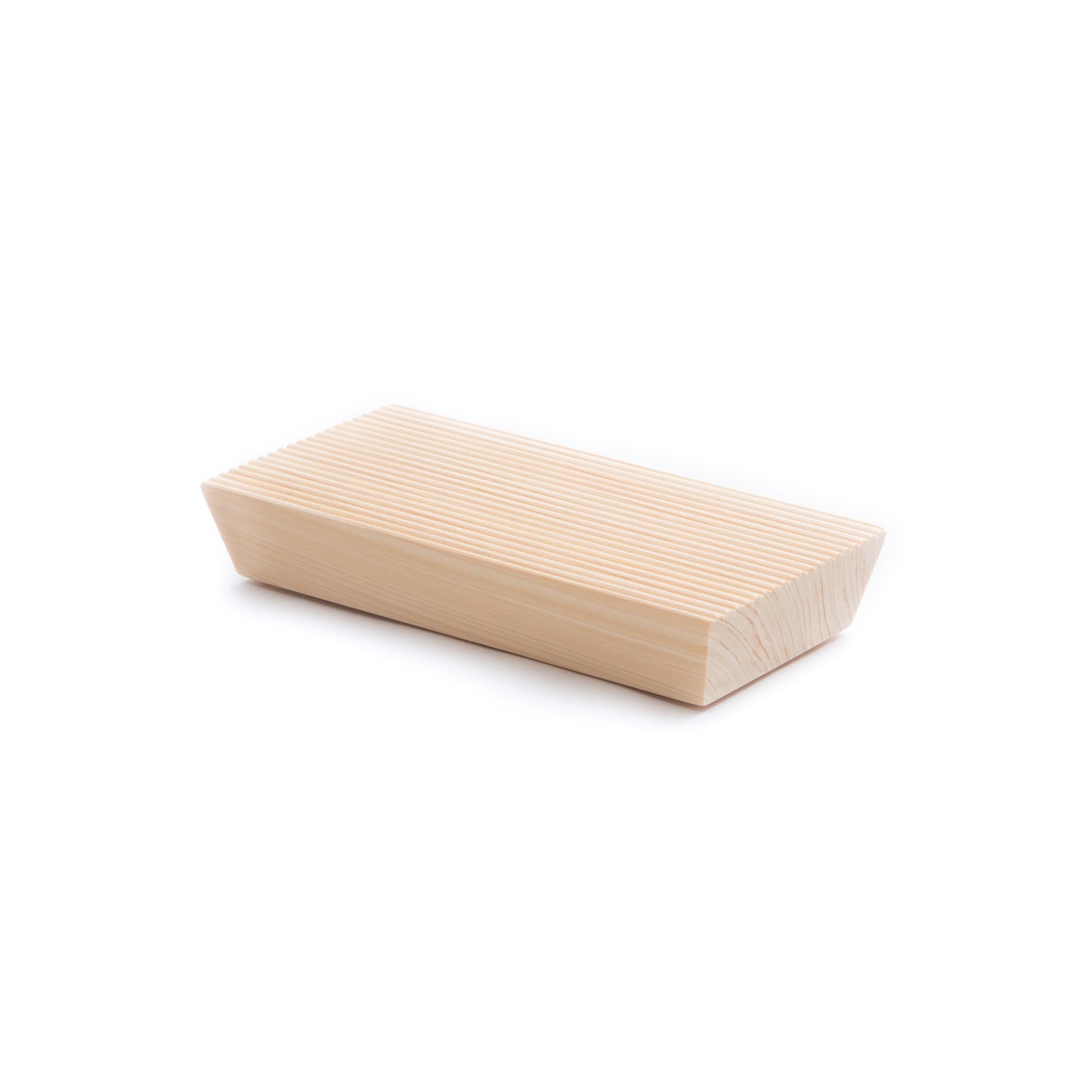Hinoki Ridged Soap Dish