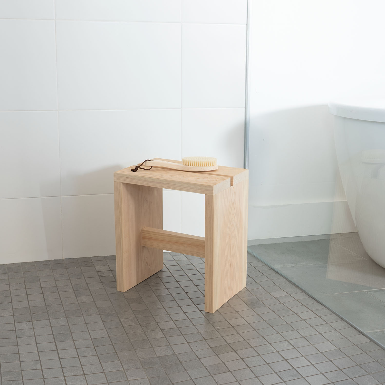 Hinoki Sauna Stool