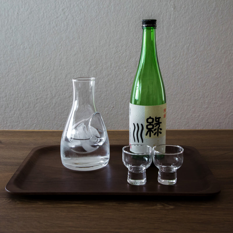 Sake Carafe-Glass Carafe-Toyo Sasaki Glass-JINEN