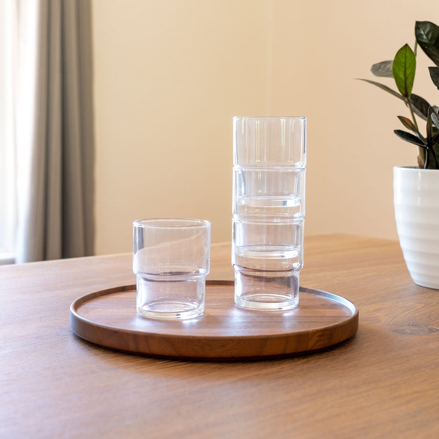 7 oz. HS Stacking Glass - 6 Pack