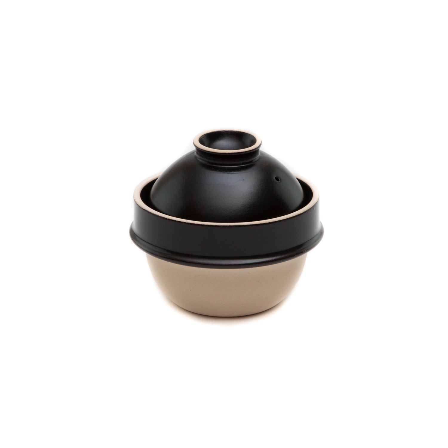 Kamacco - Rice Cooker-Rice Cooker-Tsukamoto Pottery-Black-JINEN